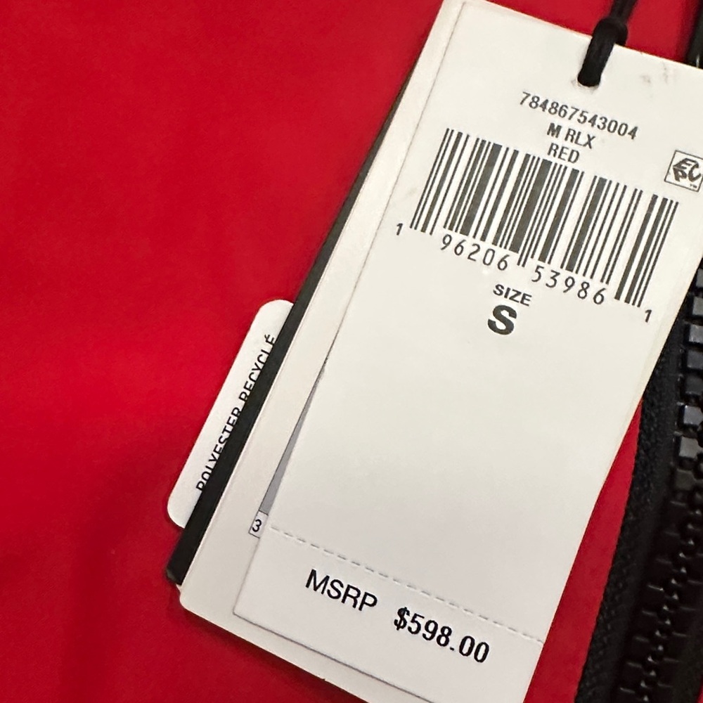 RLX Ralph Lauren Bold Red Performance Jacket - Picture 8 of 10